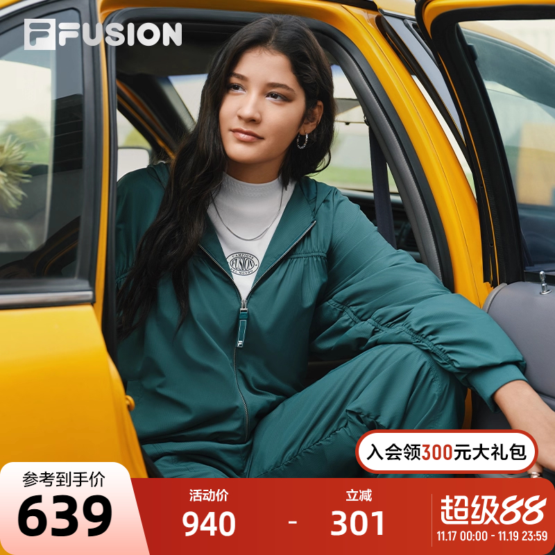 FILAFUSION斐乐女子梭织上衣