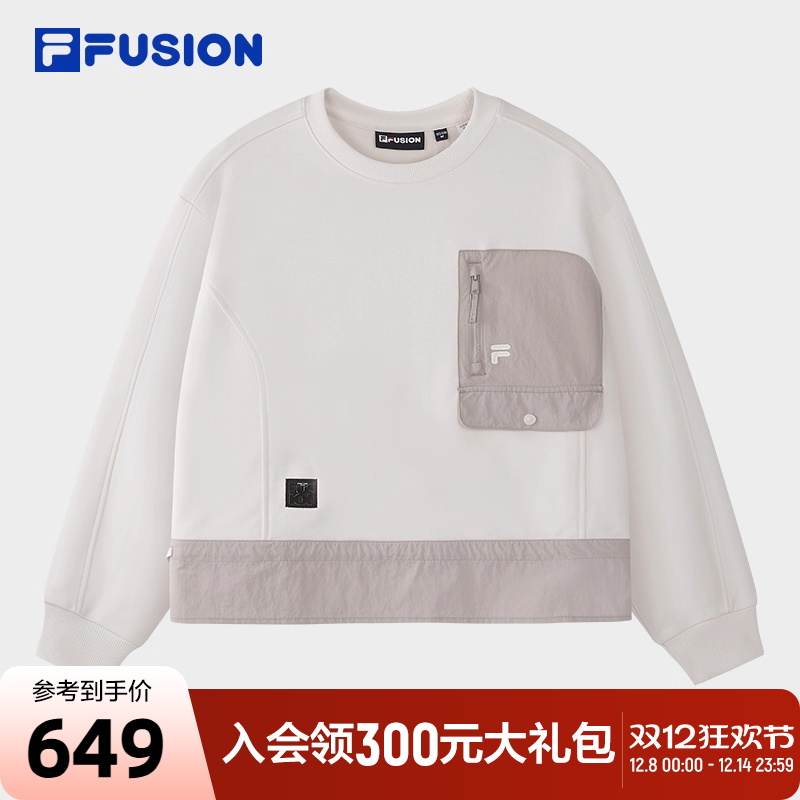 FILAFUSION斐乐潮牌针织套头衫