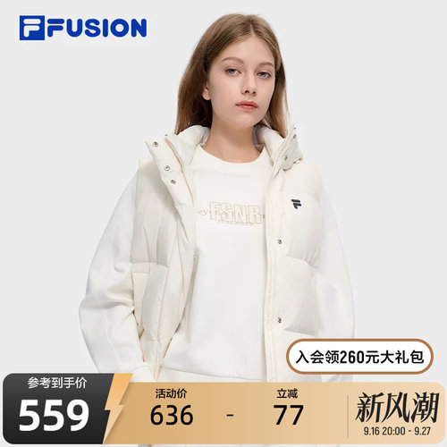 FILAFUSION斐乐女子羽绒马甲
