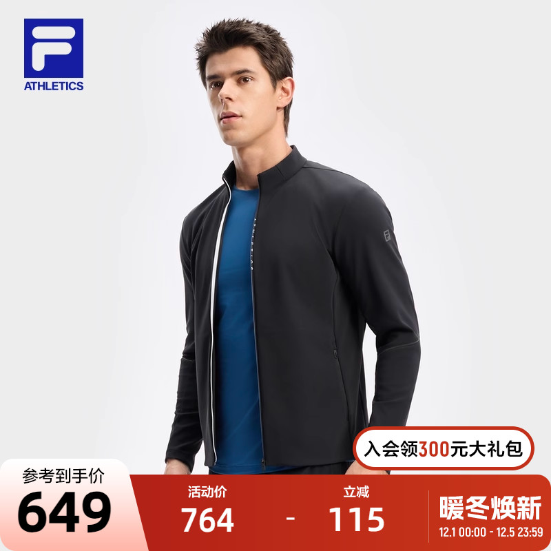 FILA斐乐针织长袖外套