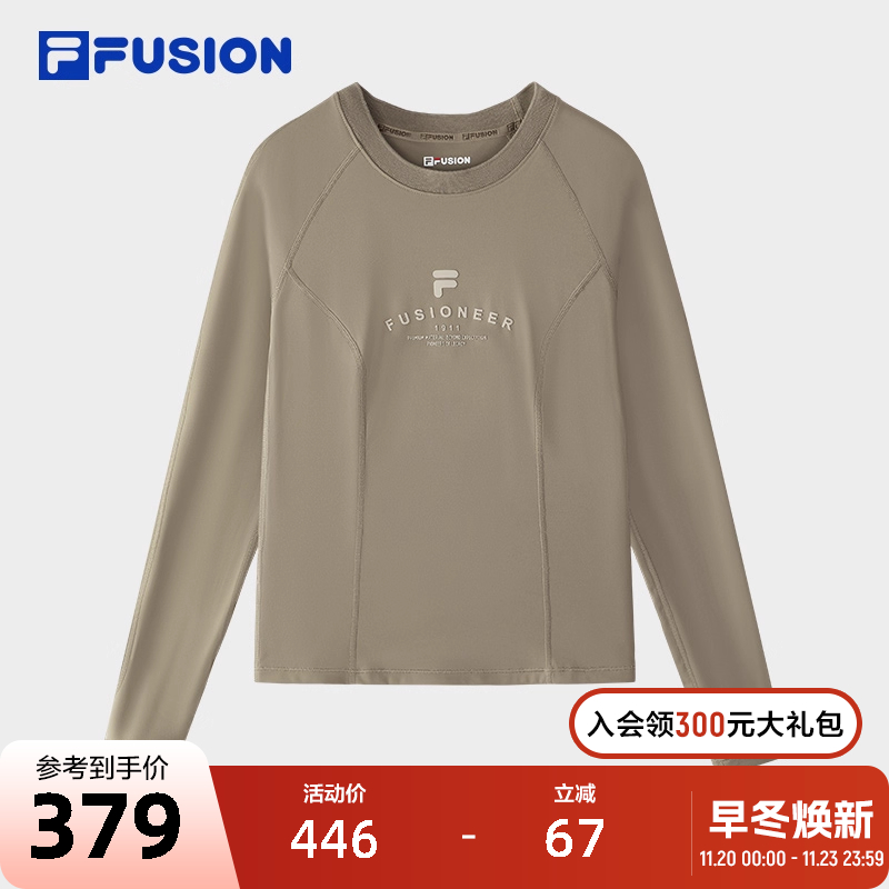 FILAFUSION斐乐女子长袖T