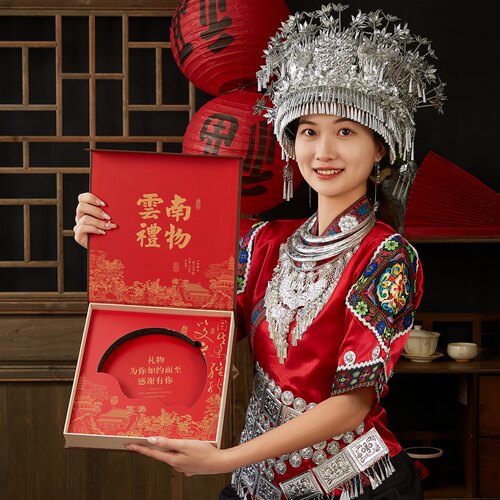 200克357克饼茶普洱茶礼盒空盒