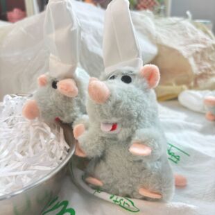 毛绒料理鼠王挂件玩偶公仔汽车挂饰可爱老鼠钥匙扣抓机娃娃礼物