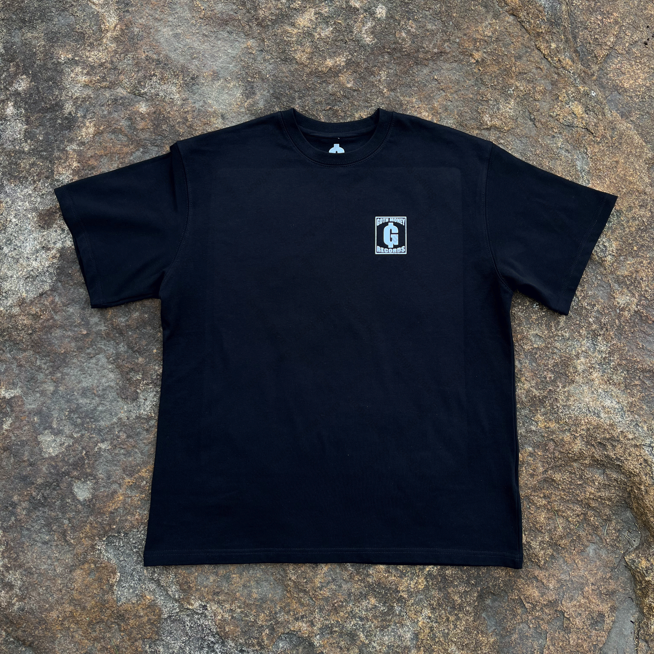 thumbnail for Goth Money Records Logo American vintage small neckline heavy T-shirt