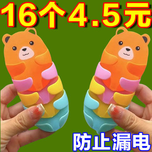 免打孔通用挂钩强力无痕卡通插头挂钩壁挂厨房抱抱熊插头挂钩