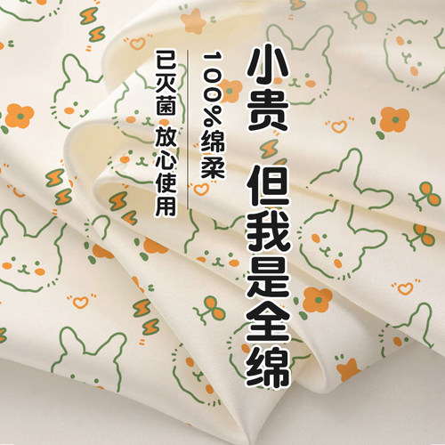 隔脏免洗棉感一次性床上四件套