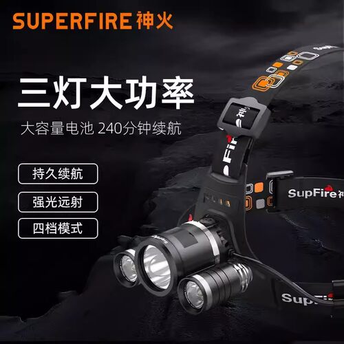 hl33强光头灯神火超亮