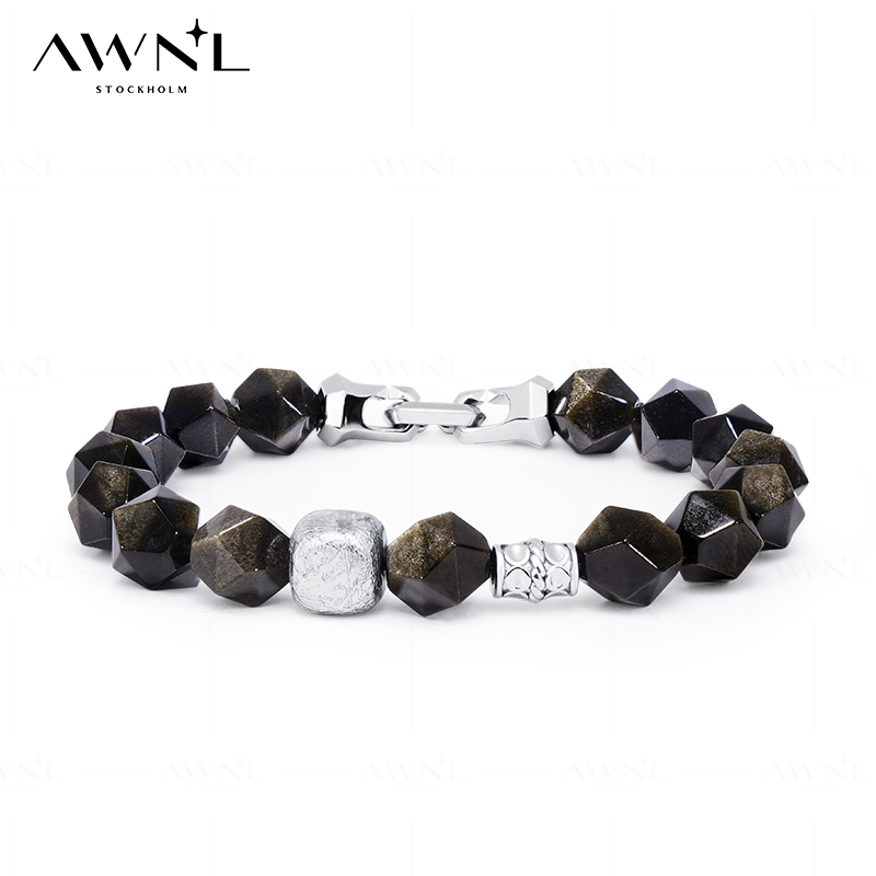 AWNL【M陨石金辉祥龙】招财手链