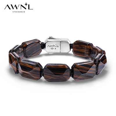 AWNL牛骏峰同款几何鸿运红曜石手链男款小众礼物送礼