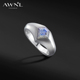 AWNL发现者芬兰光谱石戒指男小众轻奢设计感新年礼物送男友