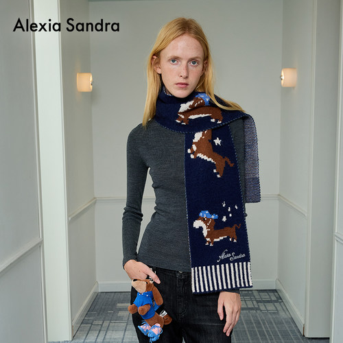 Sandra旱冰小狗Frankie围巾