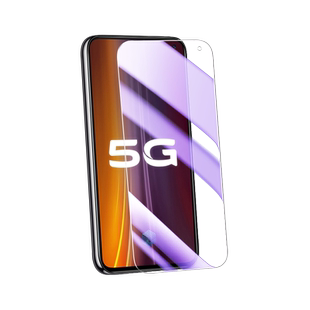 适用iqoo3钢化膜防指纹玻璃无白边高清防摔vivoiq003手机膜抗蓝光全包边屏保V1955A刚化膜5G全屏覆盖保护新款