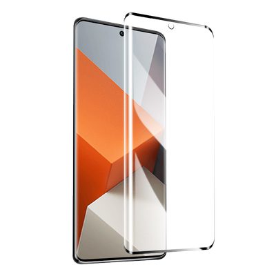 适用note13pro+钢化膜曲面覆盖