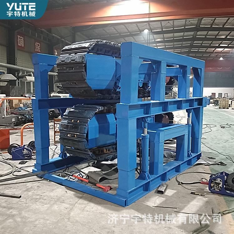 皮带拉伸机矿用履带式液压驱动夹紧防脱双轨1600宽输送带回收机