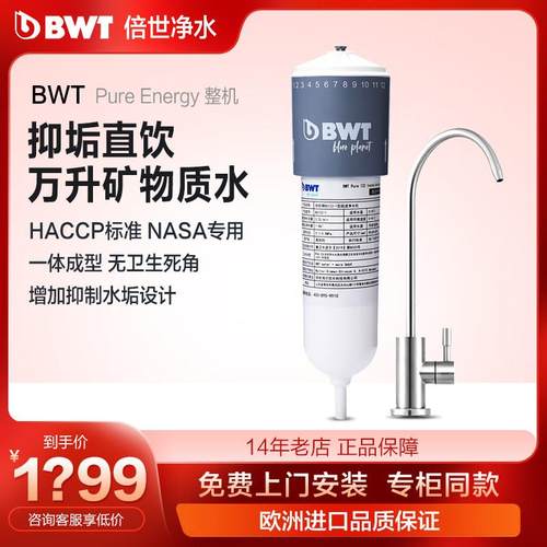 德国BWT倍世净水器原装进口净水机家用厨房自来水过滤器直饮水机