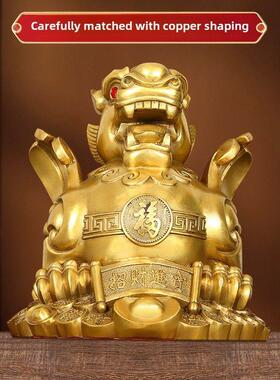 铜皮绣饰品，一副客厅店家庭书桌铜皮绣饰品开门工艺礼品