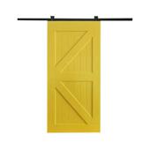 谷仓门北欧卫生间隔断移门厨房现代简约推拉木门玻璃门吊轨定制门