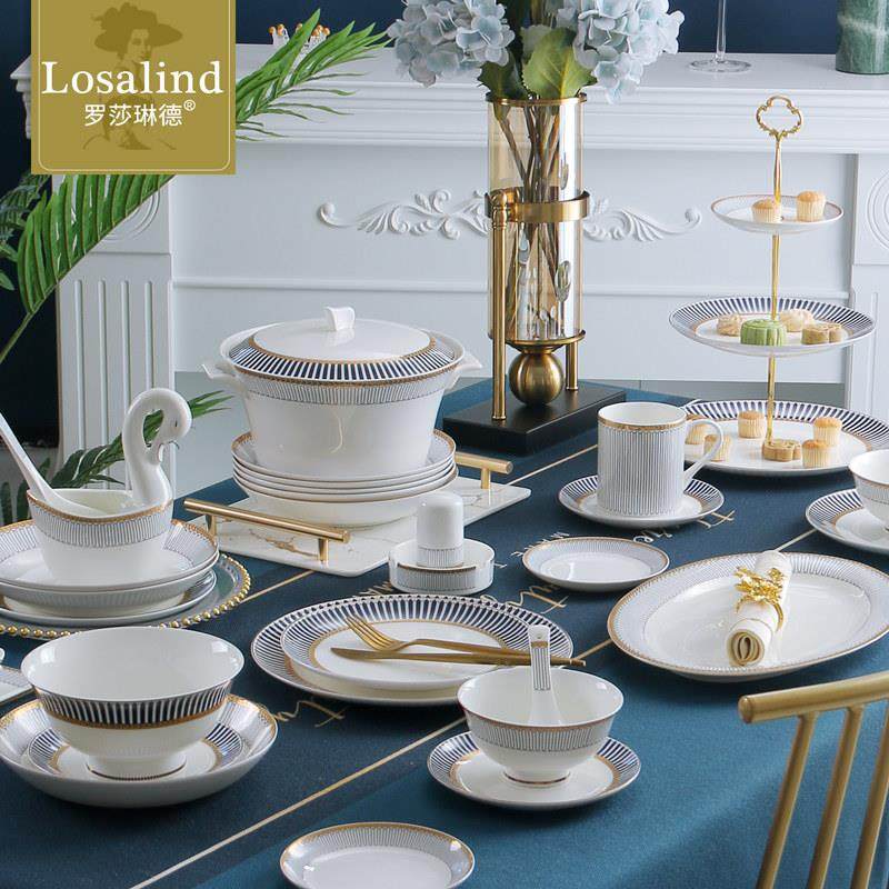 骨瓷盘子菜盘单个碗碟自由搭配家用饭碗面碗鱼盘骨碟餐具碗盘组合,餐饮具,盘,淘宝优惠券,粉丝福利购,淘宝优惠卷