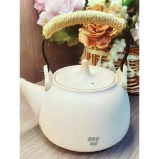 粗陶壶围炉煮茶壶户外明火炉炭烧水壶陶瓷家用电陶炉泡茶壶提梁壶