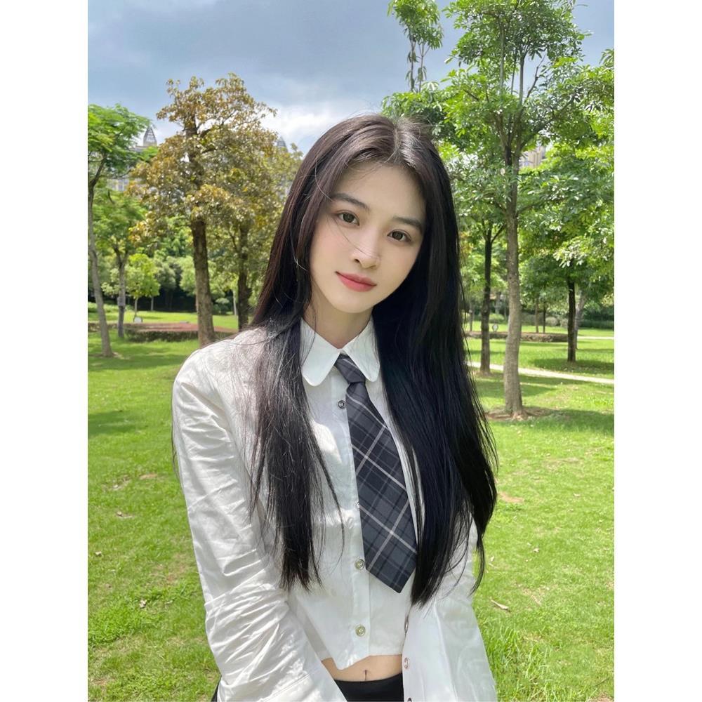 假发女长发中分无刘海黑色长直发假发套蓬松自然仿真人发丝全头套