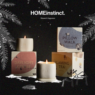 Homeinstinct.回家本能 香薰蜡烛圣诞礼物室内香氛礼盒助眠小众