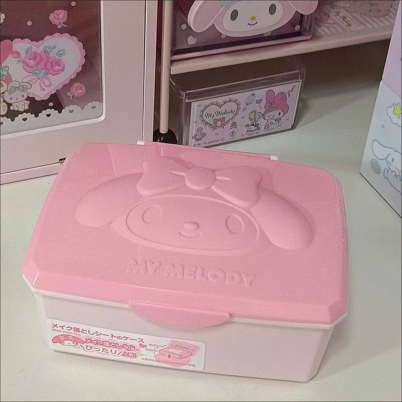 牙线文具翻盖收纳盒化妆棉签棒湿纸巾可爱桌面收纳盒整理盒卡通,收纳整理,桌面收纳盒,淘宝优惠券,粉丝福利购,淘宝优惠卷