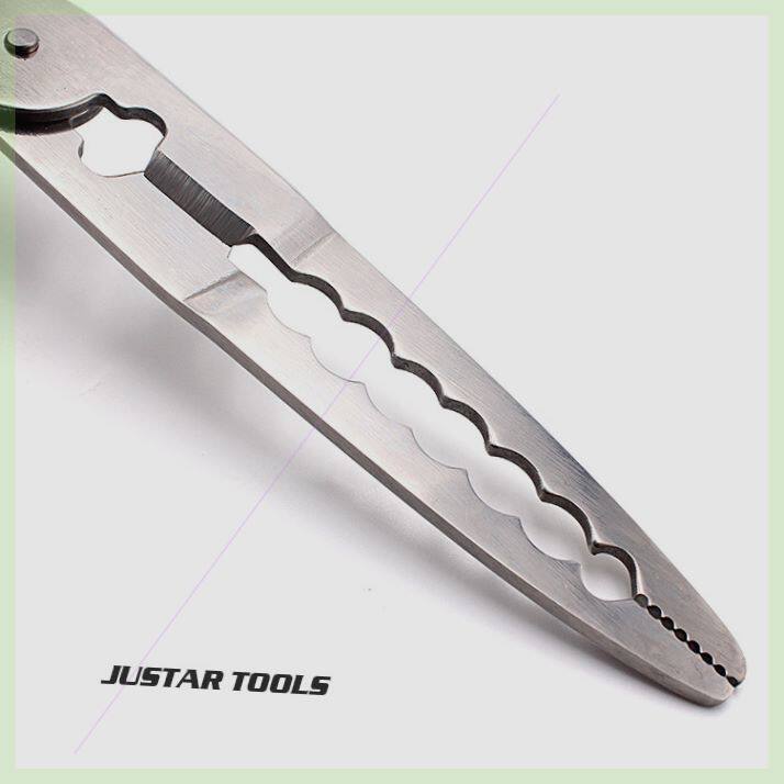 스테인리스 물고기 조절 장치 낚시 가위 물고기 리프터 물고기 조절 펜치 낚싯줄 절단기 낚시 게 집게 연장 게 조절 펜치