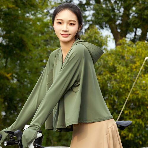 手套防晒衣户外轻薄透气女UPF50+