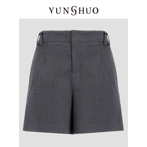 YUNSHUO允硕秋秋新品时尚百搭休闲经典A字收腰简约显瘦裤子195138