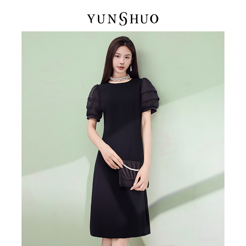 yunshu夏季泡泡袖o时尚允硕