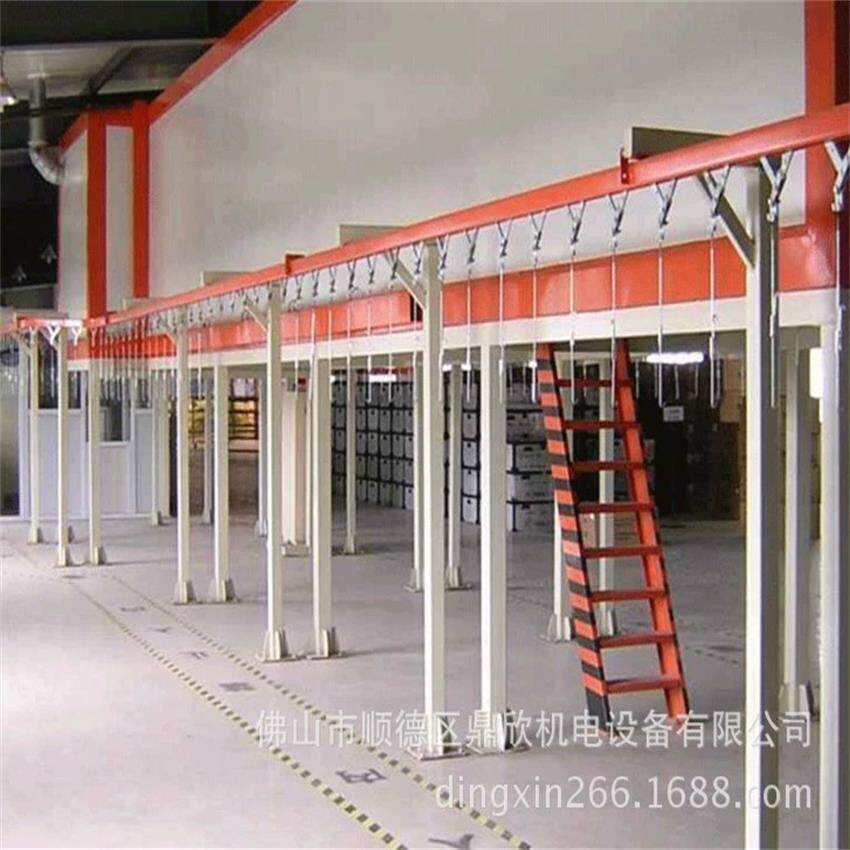 悬挂式流水线空中输送线自动烤漆涂装设备静电喷涂线厂家