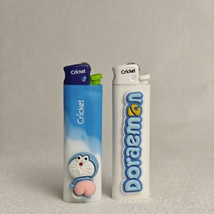 送男女 迷你卡通ins新款 抖音爆款 草蜢叮当喵打火机原创创意个性