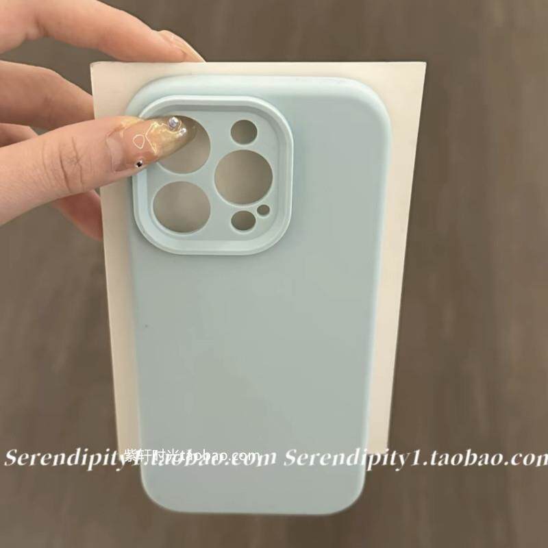 全包精孔镜头加高防摔耐脏液态硅胶适用OPPOFindx8手机壳X6pro真不发黄X7ultra高档简约曼波绿奶绿纯色小众女