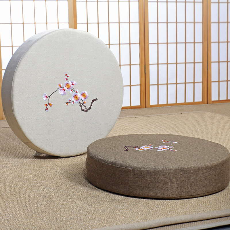 精选榻榻米阳台客厅坐垫亚麻刺绣蒲团垫子布团子加厚飘窗地板地上,居家布艺,蒲团,淘宝优惠券,粉丝福利购,淘宝优惠卷