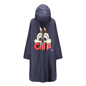 个性卡通可爱花栗鼠雨衣女全身加长防暴雨套装户外韩国时尚雨披潮