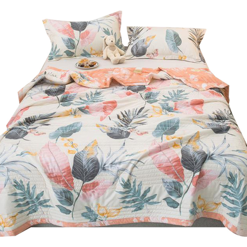 水洗棉夏凉被可水洗空调被双人可机洗夏被单人夏季薄被子夏天薄款