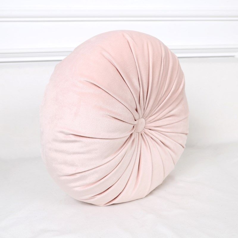 精选粉色丝绒立体圆形纽扣抱枕简约现代家居卧室飘窗客厅沙发靠垫,居家布艺,靠垫/抱枕,淘宝优惠券,粉丝福利购,淘宝优惠卷