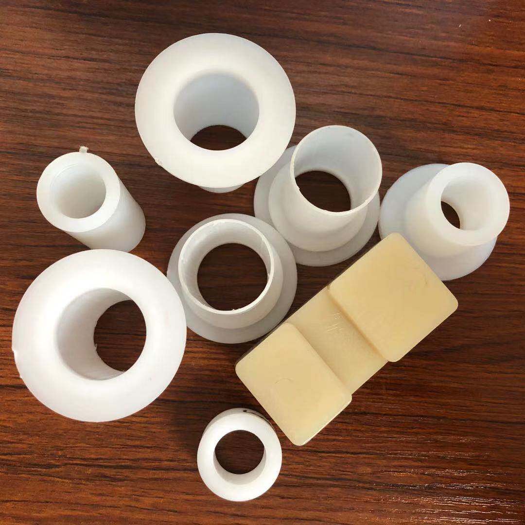 注塑尼龙加工件塑料块耐磨尼龙轴套空心套管6异形尼龙注塑件