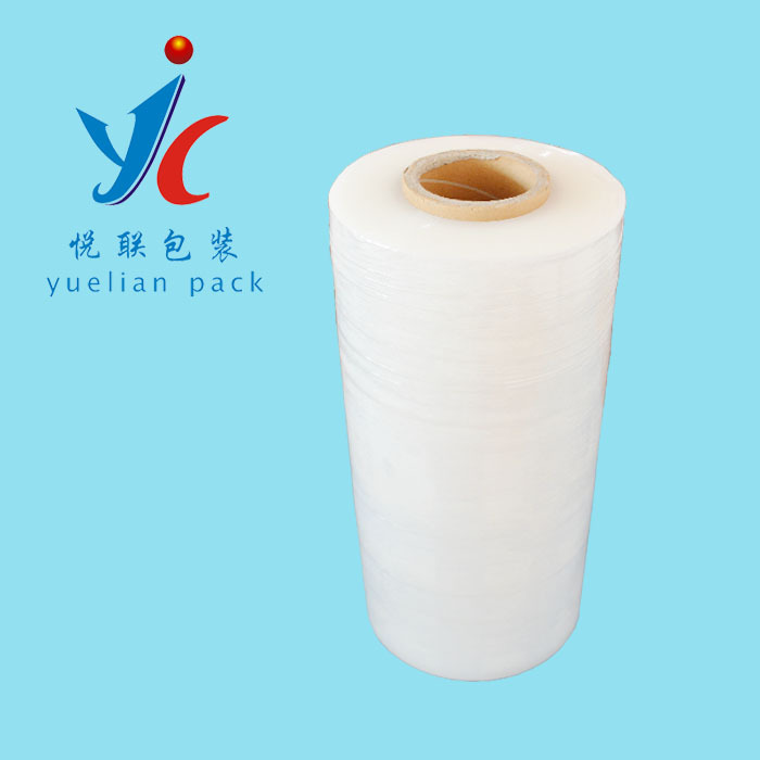 悦联 全新料透明缠绕膜预拉伸机用缠绕膜 粘性好 拉伸比大