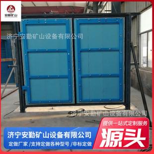快速泄压耐冲击自动控制电液开启PC板无压风门 防爆型PC板风门