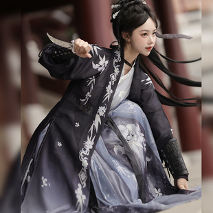 汉服女2025新款晋制南北朝魏晋女侠风帅气男女同款侠客夏季古装