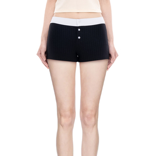 超短辣妹2025新款 子显腿长短裤 夏季 高腰健身运动外穿裤 热裤 BM短裤