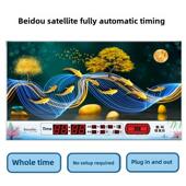 全自动数字万年历卫星自动计时网络定时Led灯数字日历客厅挂钟