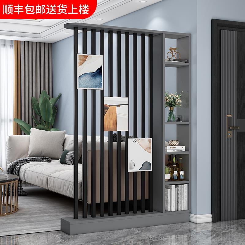 小户型落地屏风隔断客厅玄关柜家用轻奢型遮挡创意隔断装饰屏风柜
