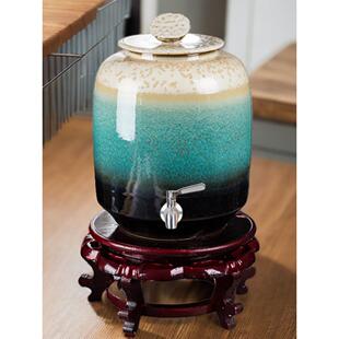 纯净水桶陶瓷存水缸带龙头大号饮水机家用过滤净器储水罐泡茶水壶