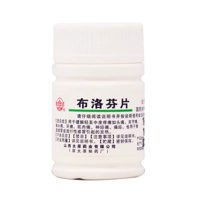 【难老泉】布洛芬片100mg*100片/盒