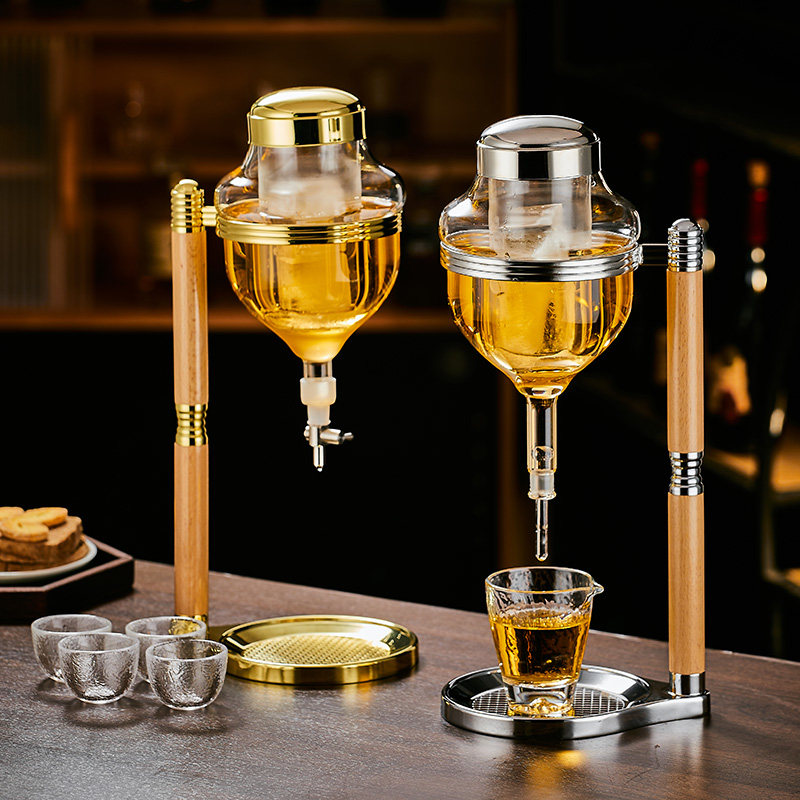 日料店同款日式冰酒器清酒壶酒具套装分酒器顶针水阀式冷酒温酒壶