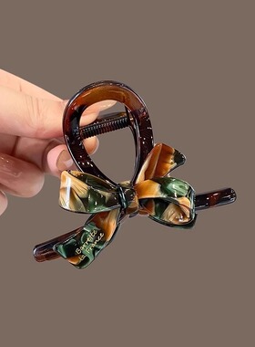 亚克力中号发夹蝴蝶结抓夹鲨鱼夹
