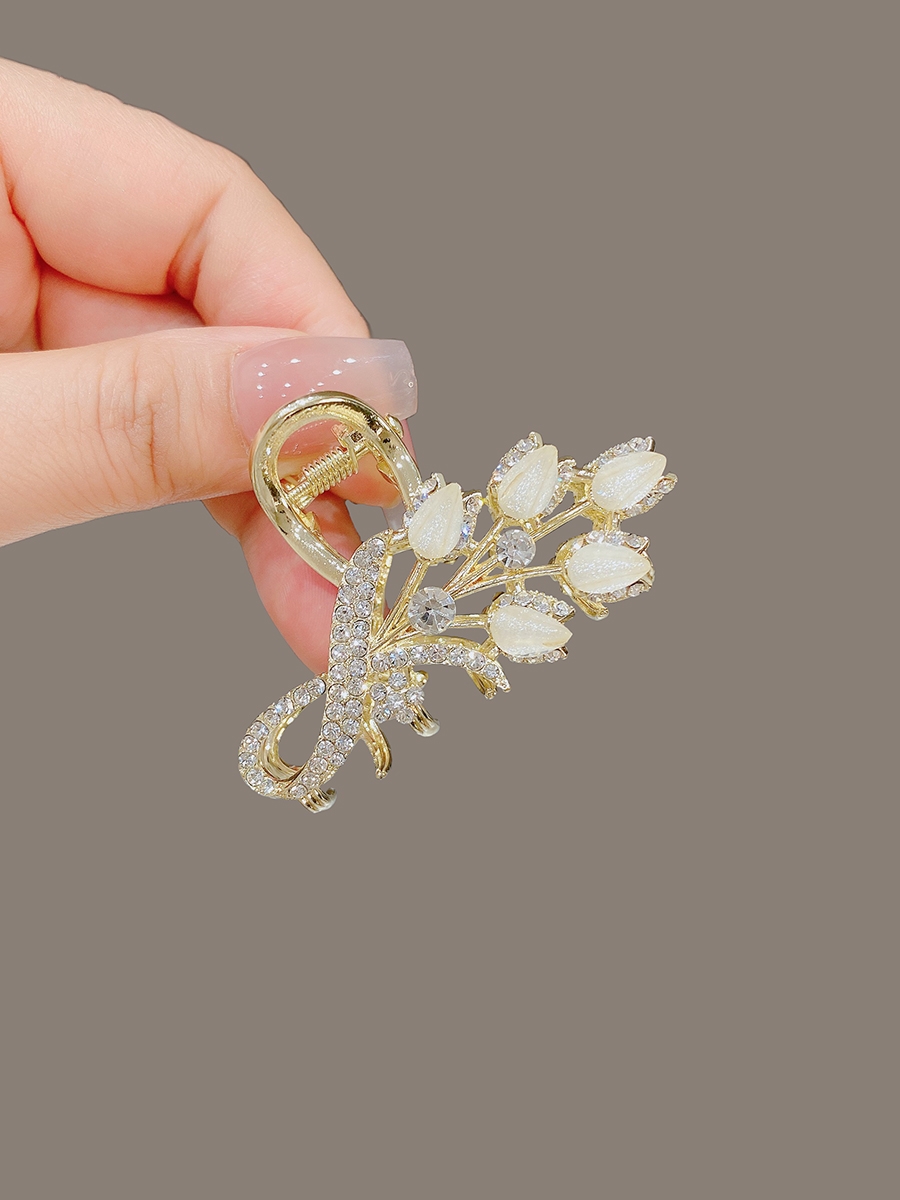 水钻琉璃麦穗抓夹后脑勺中号夹子