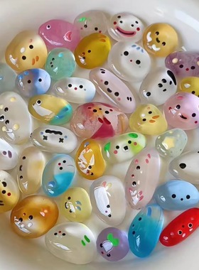 简约可爱小石头宠物随心配创意ins风高颜值异宠桌面摆件儿童玩具